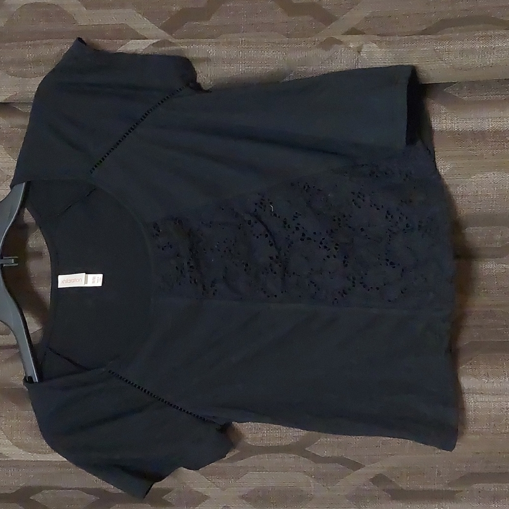 Black crop top